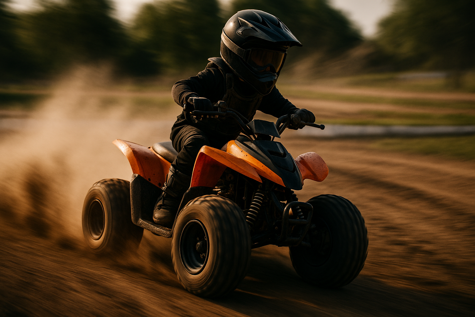 Bērnu kvadraciklu sacensības Latvijā: pirmais solis motosportā