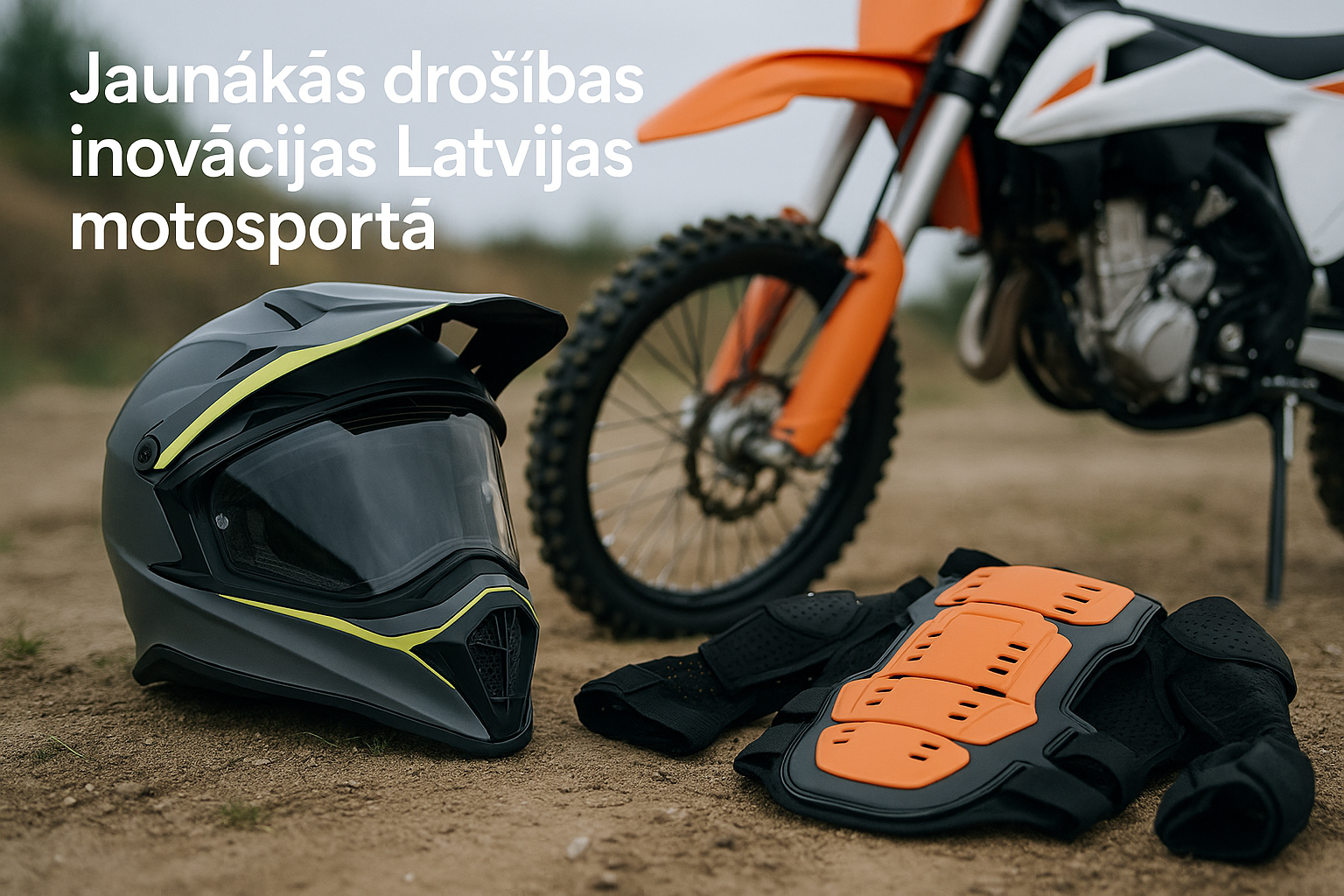 Jaunākās drošības inovācijas Latvijas motosportā